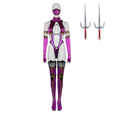 Mortal Kombat 9 Mileena Purple Sexy Outfits Cosplay Costume Halloween Carnival Suit